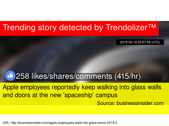 Apple Employees Reportedly Keep Walking Into Glass Walls And Doors Apple Employees Reportedly Keep Walking Into Glass Walls And Doors At The New 039 Spaceship Campus